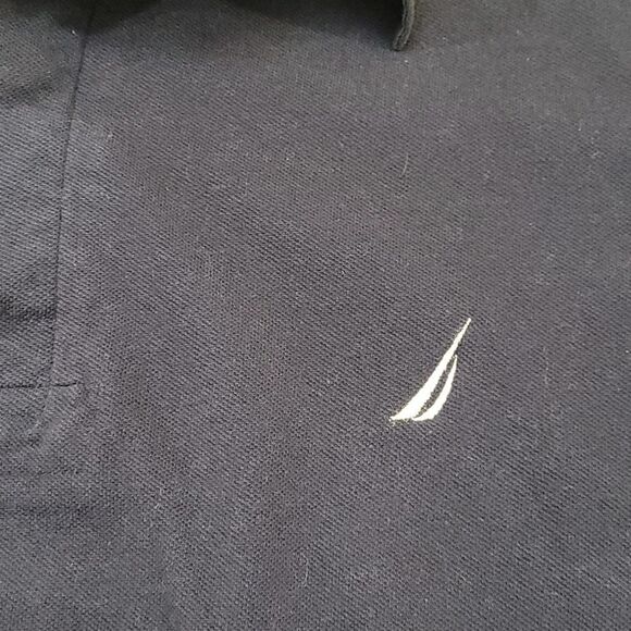 NAUTICA NAVY BLUE LARGE POLO SHIRT - Picture 4 of 6